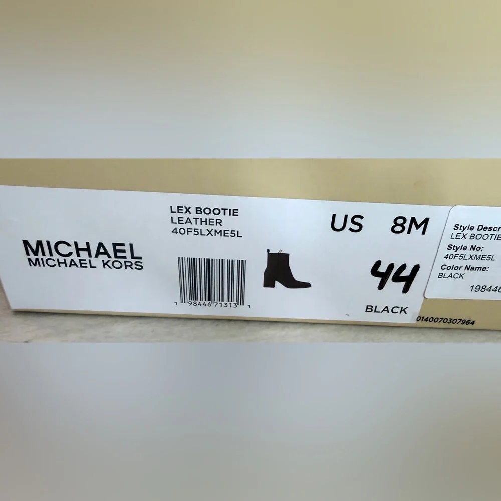 Michael Kors Elegant Black Ankle Booties - Picture 6 of 6